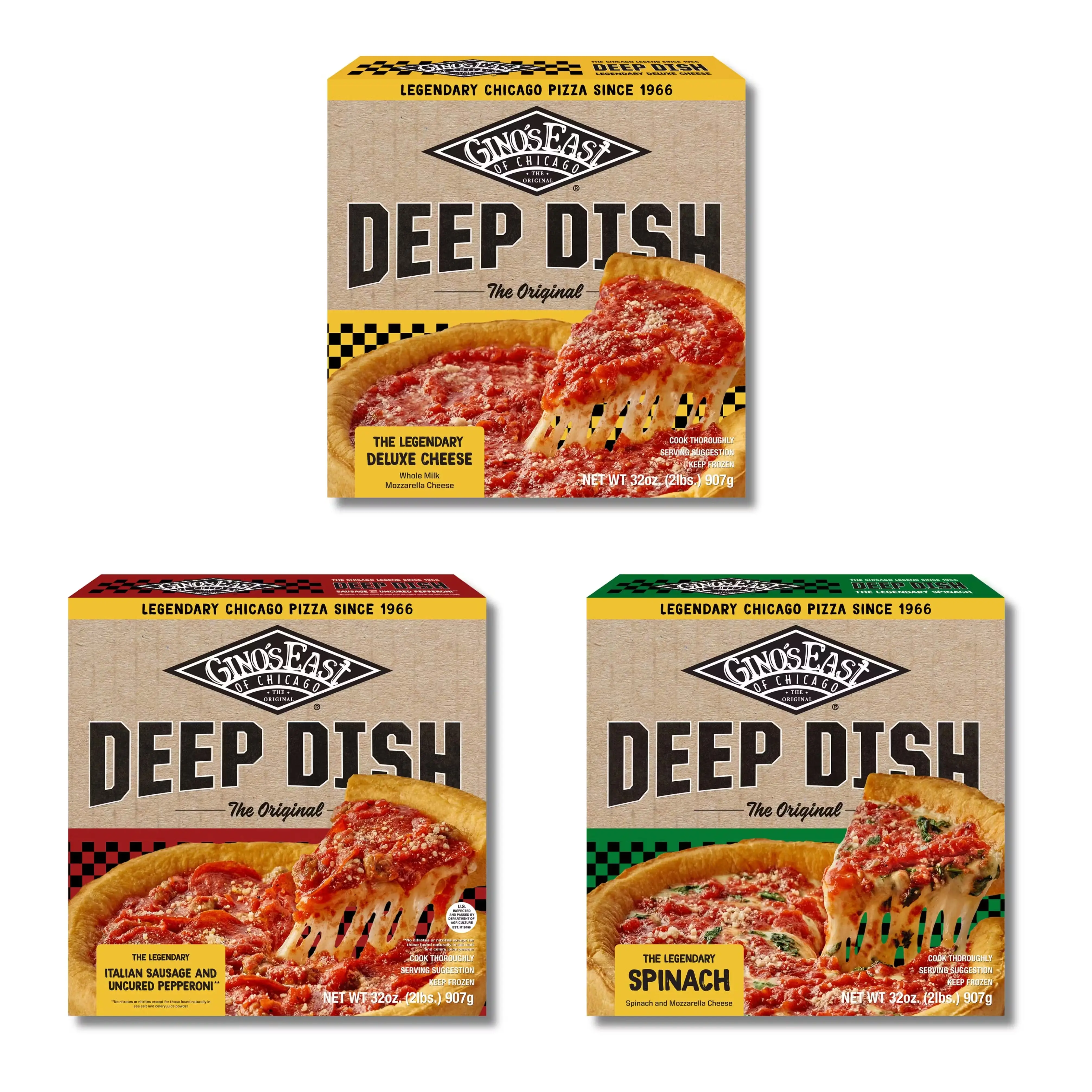 Chicago Deep Dish Pizza Box - Choose Your Own 3 Pack
