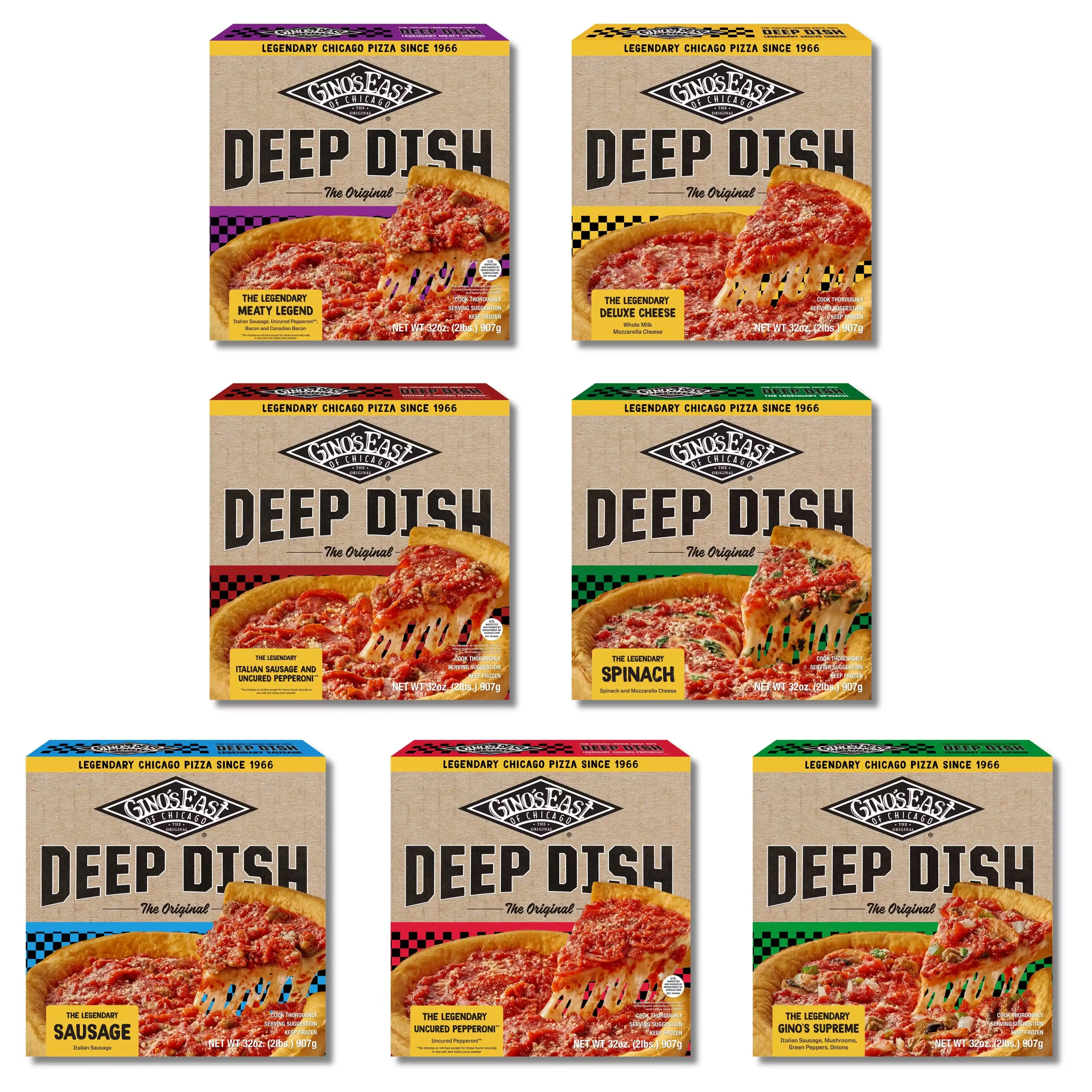 Chicago Deep Dish Pizza Box - Choose Your Own 7 Pack