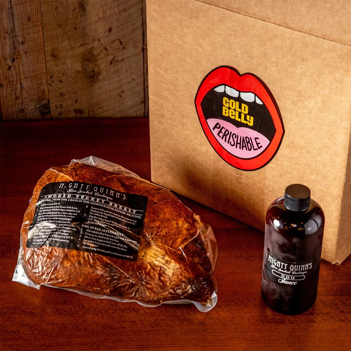 Smoked Turkey Breast + BBQ Sauce