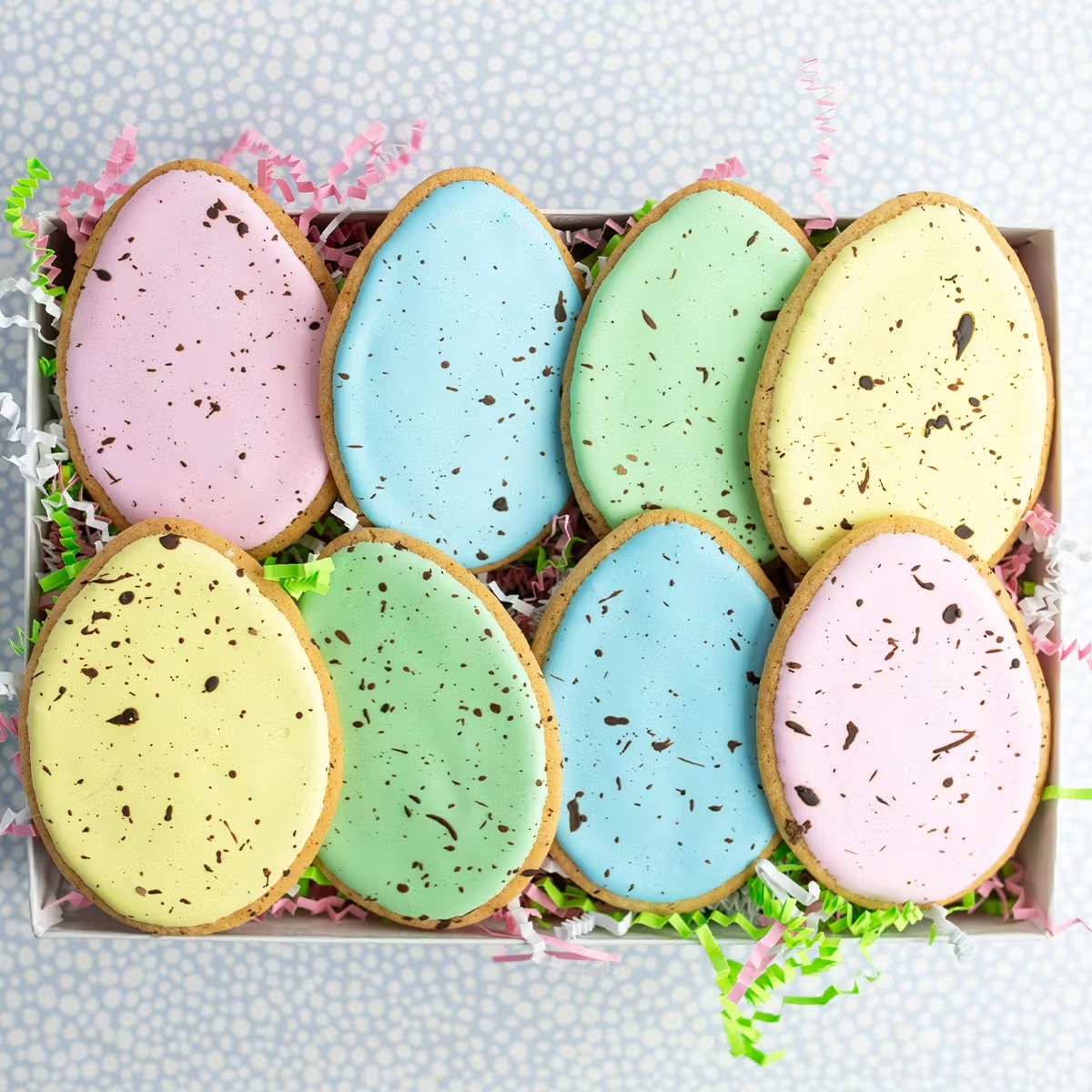 Easter "Eggcellent" Sugar Cookie Box - 8 Pack
