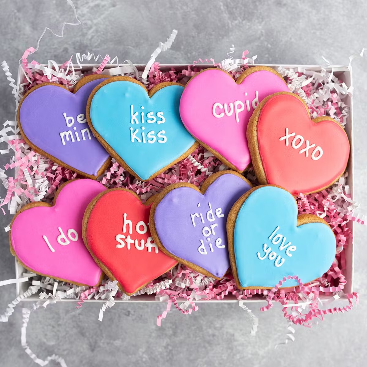 "Nice" Valentine's Day Cookie Box - 8 Pack