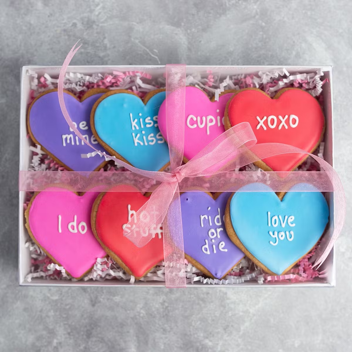 "Nice" Valentine's Day Cookie Box - 8 Pack