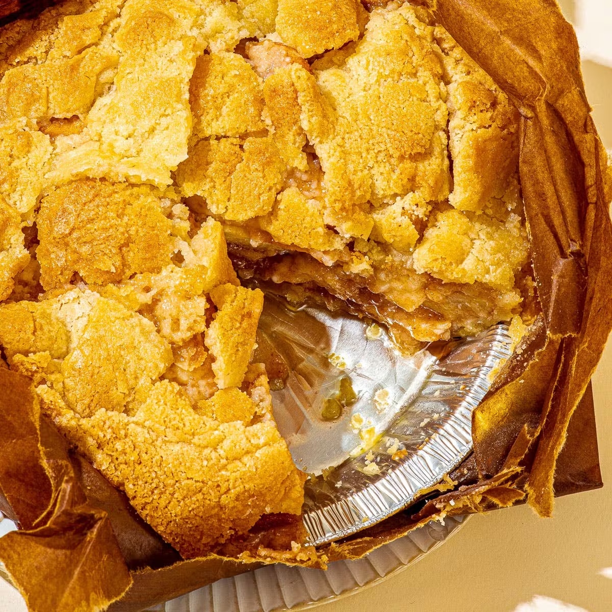 Apple Pie Baked in a Paper BagÂ®