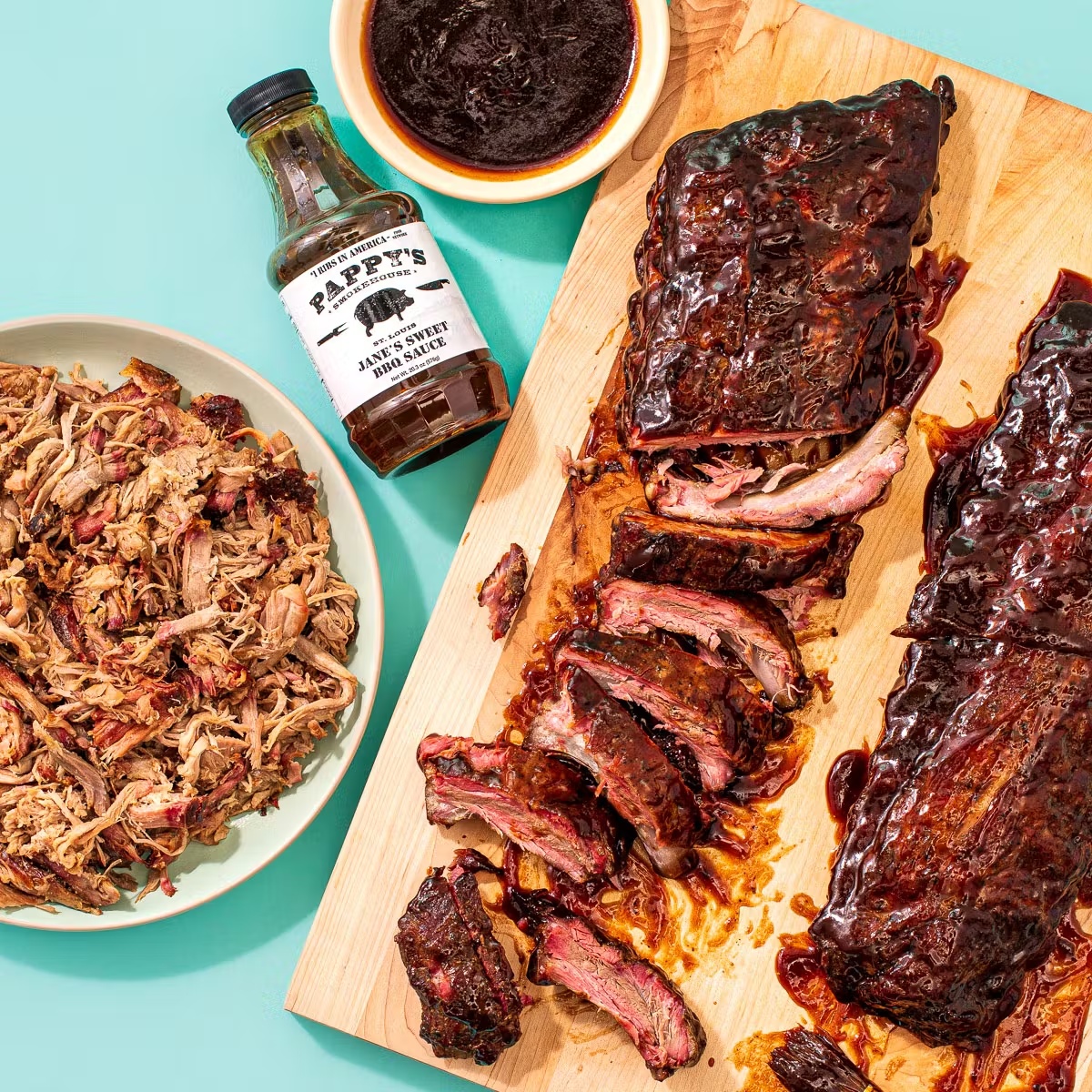 Pappy's Ribs & Pulled Pork - Dinner for 8