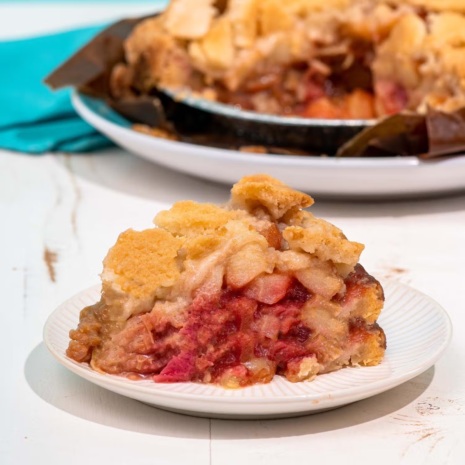 Rhubarb Apple Pie Baked in a Paper BagÂ®