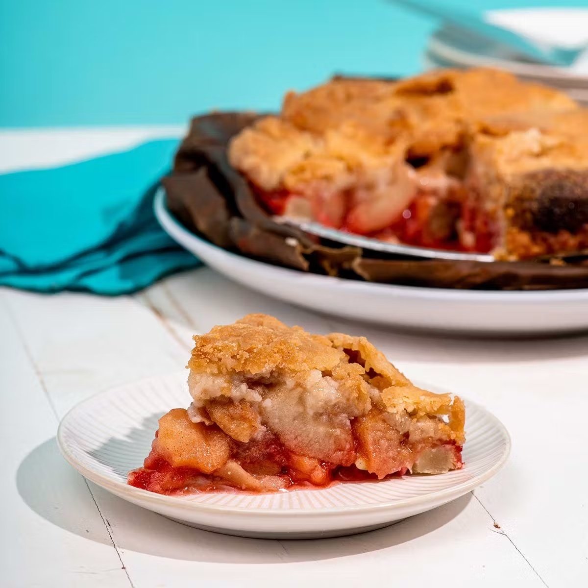 Strawberry Rhubarb Apple Pie Baked in a Paper BagÂ®