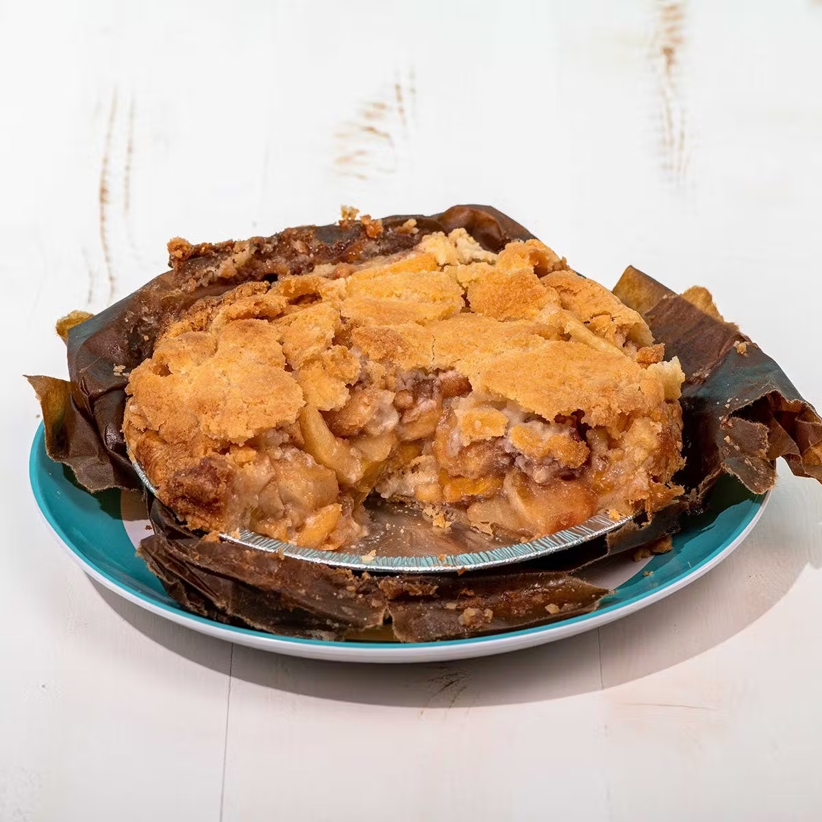 Peach Apple Pie Baked in a Paper BagÂ®