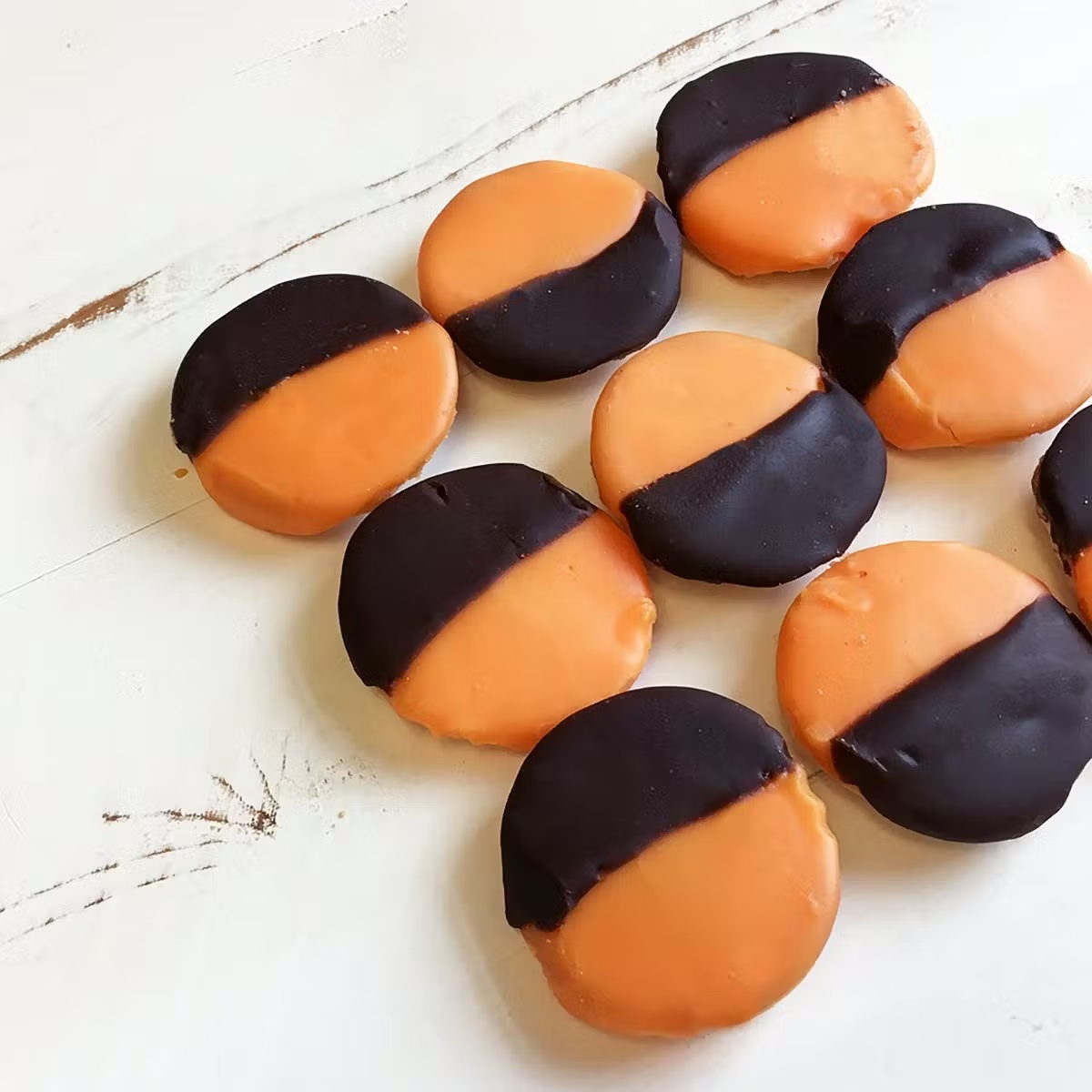 Fall Mini Black and Orange Cookies - 3 Pack (Kosher)