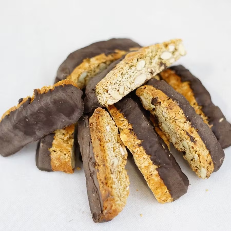 Chocolate Dipped Biscotti