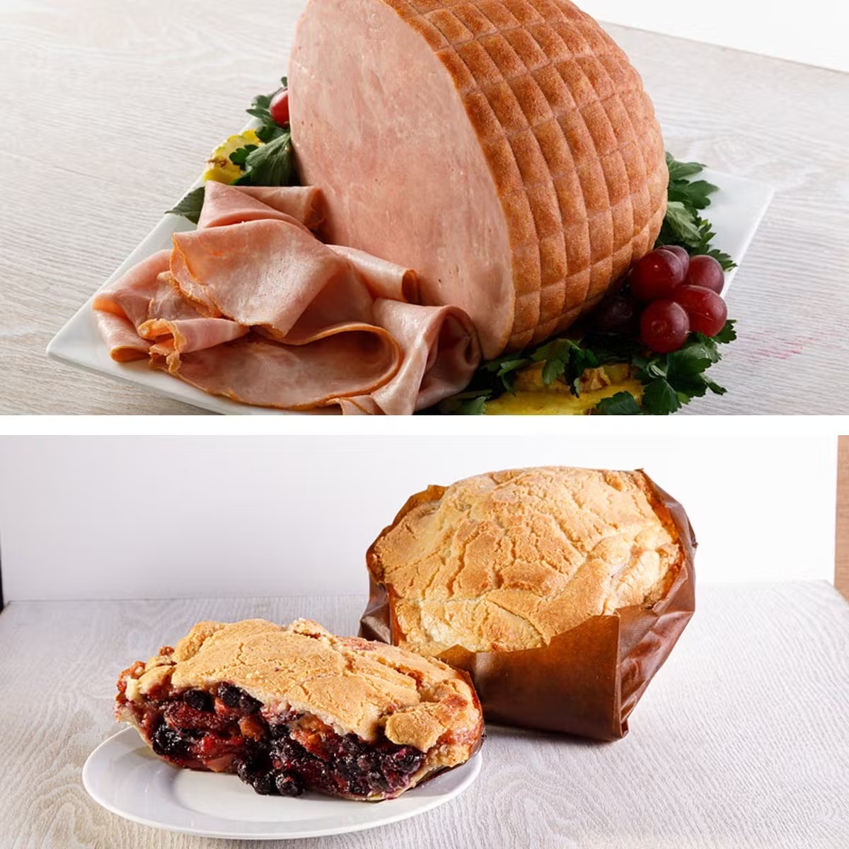 Apple Pie Baked in a Paper BagÂ® + Half Ham