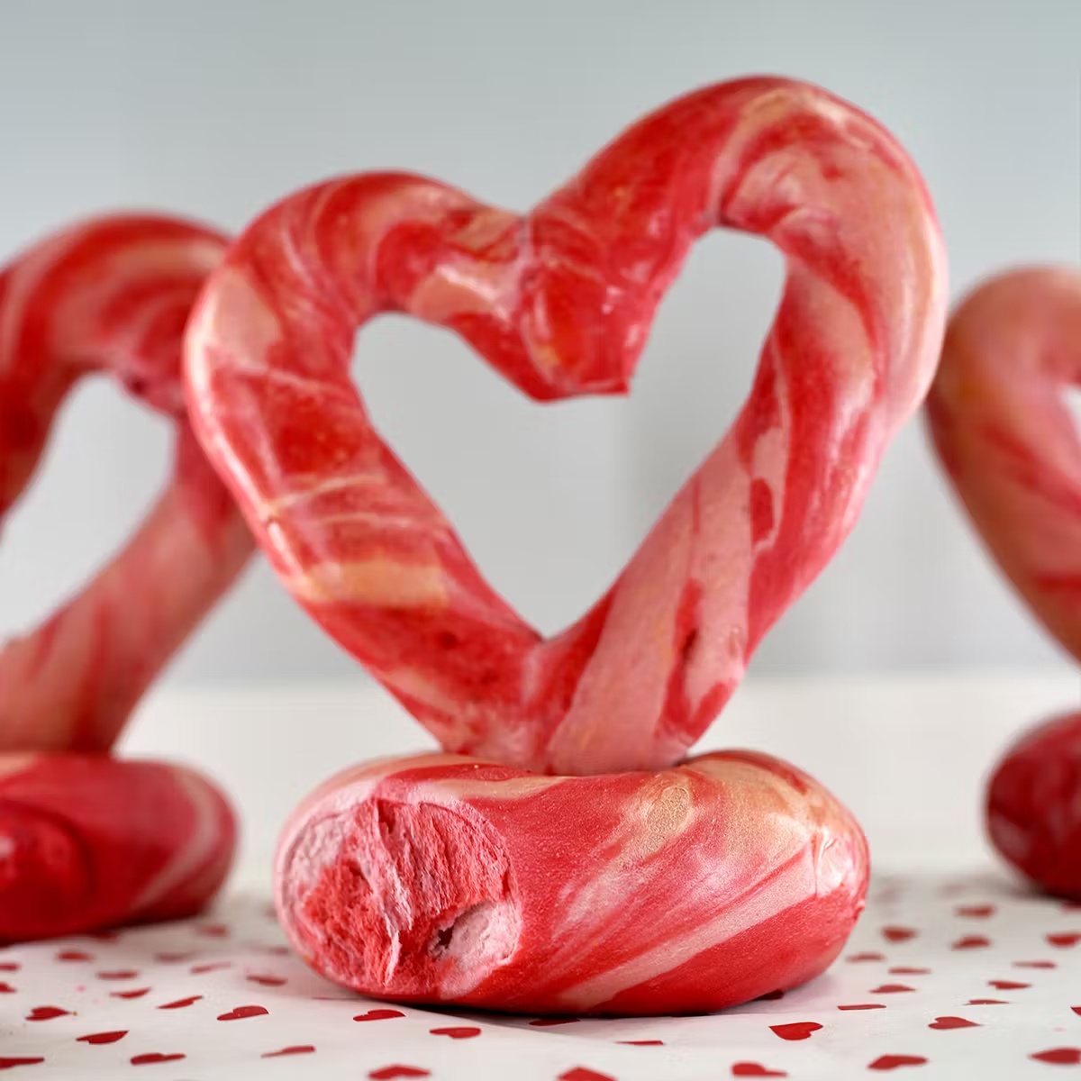 Heart-Shaped Bagel Dozen