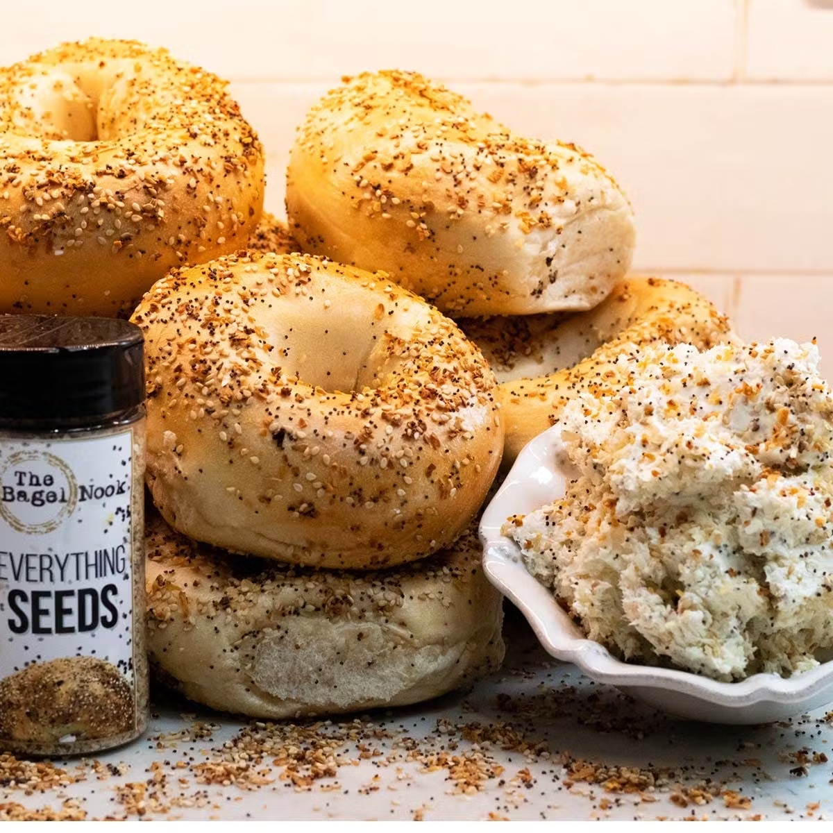 Everything for Everyone Bagels + Cream Cheese