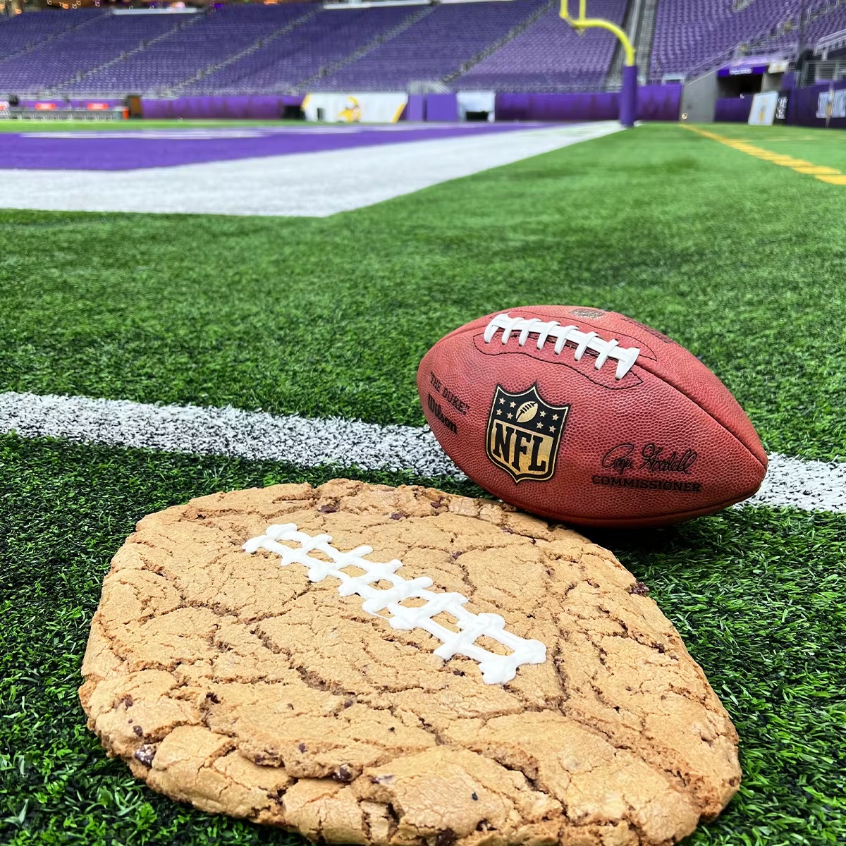 GIANT 5 lb Limited Edition Football Cookie