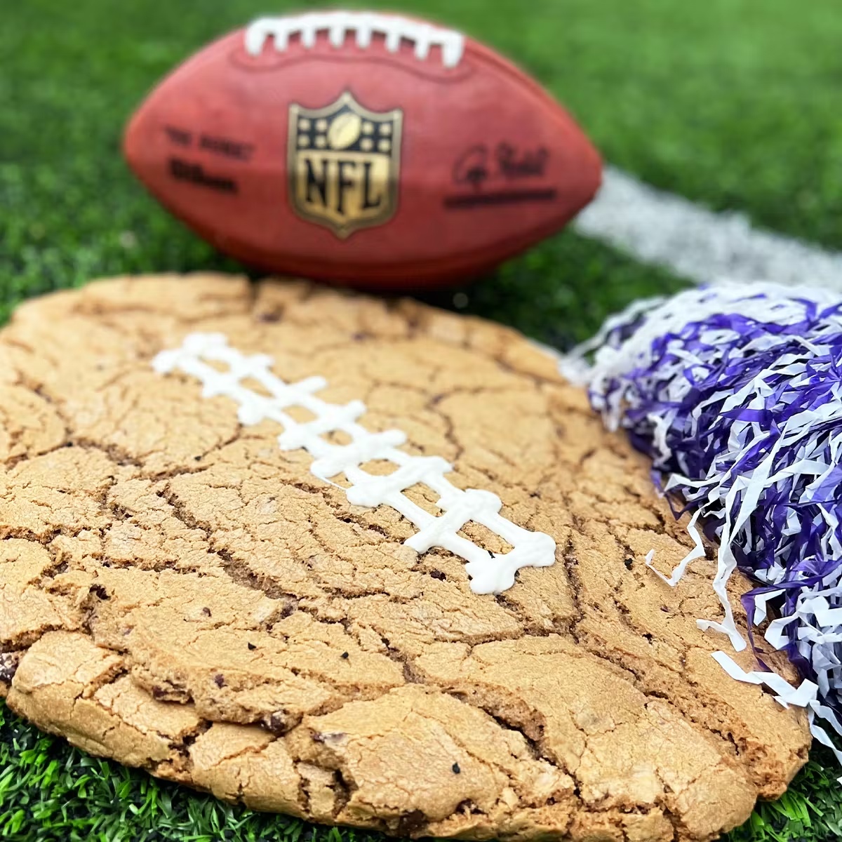 GIANT 5 lb Limited Edition Football Cookie