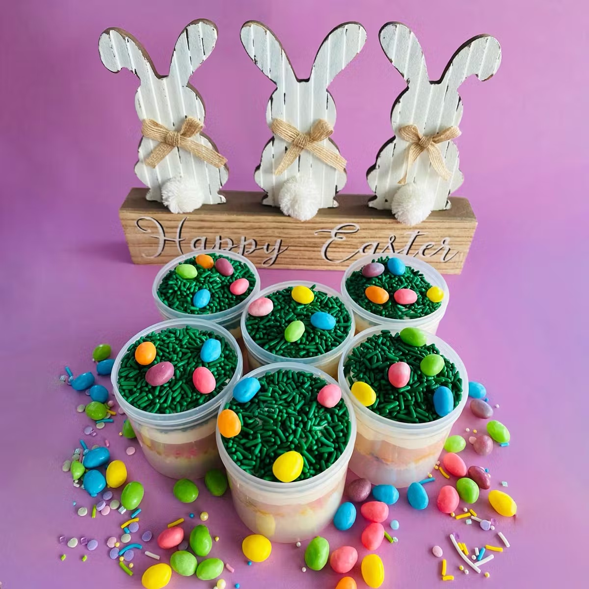 Easter Cake Jars