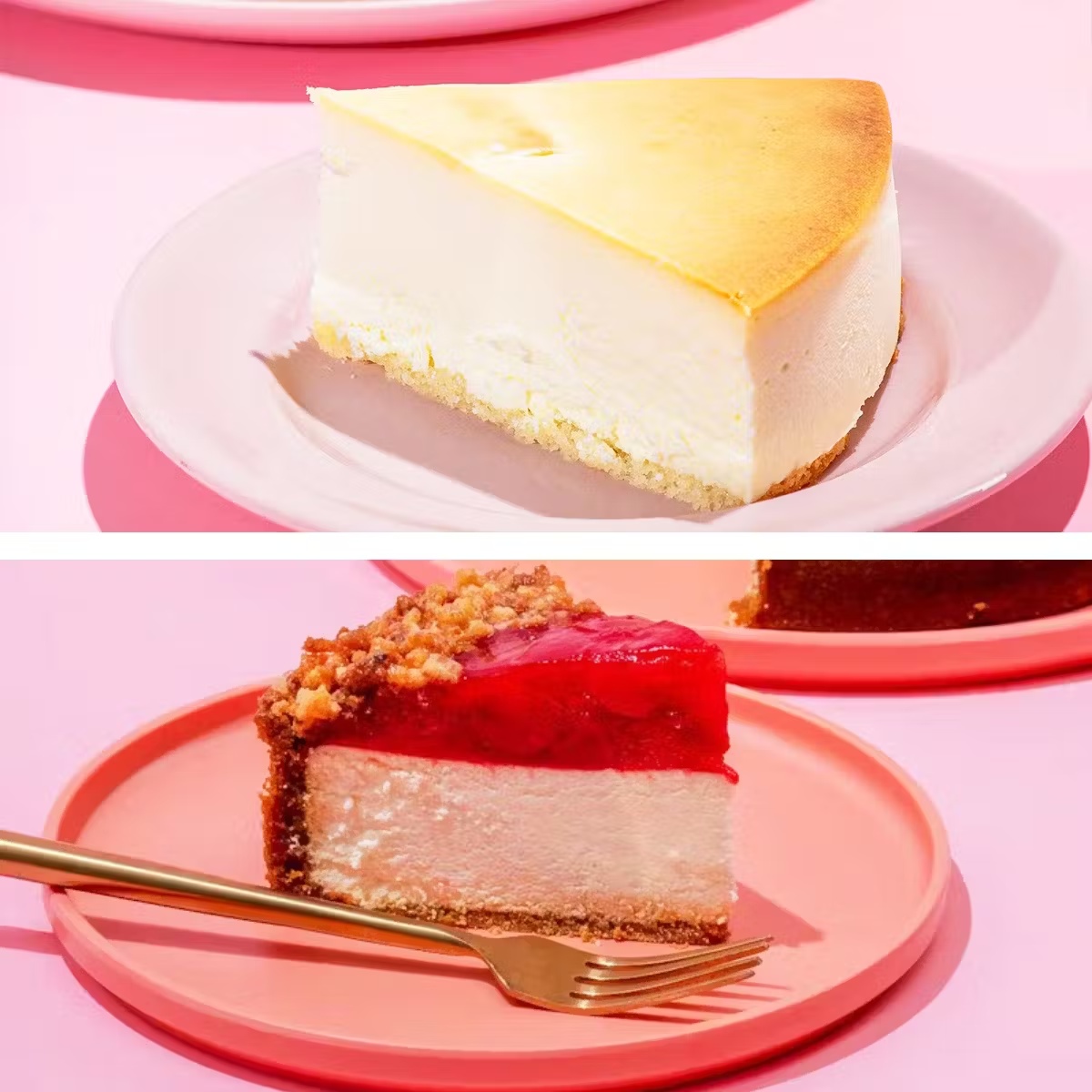Original Cheesecake + Strawberry Cheesecake Combo