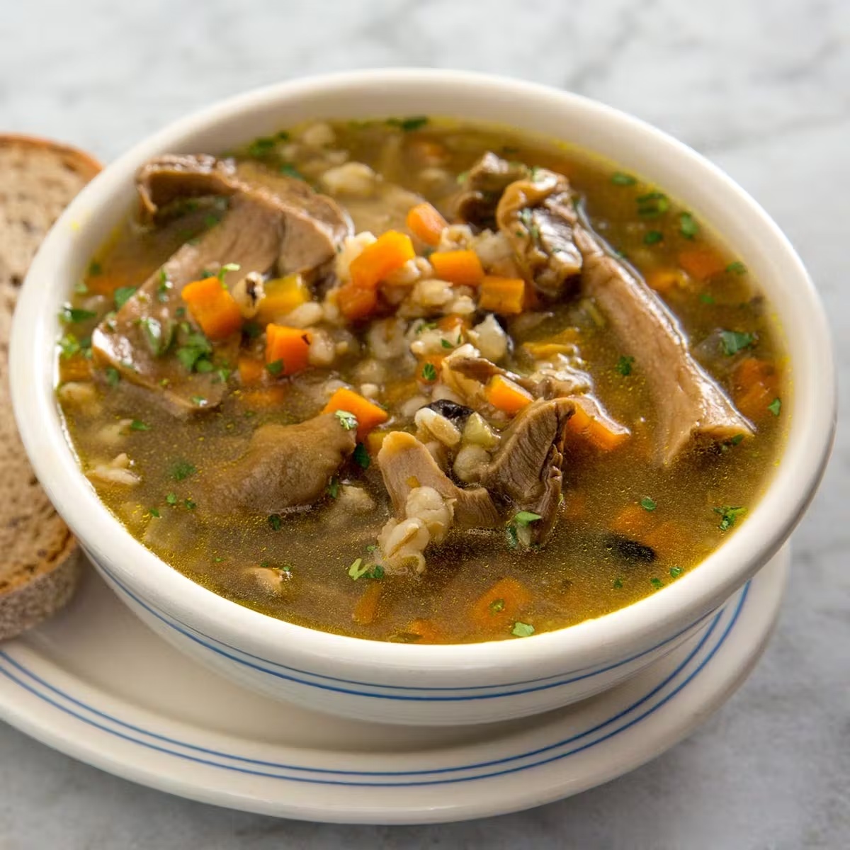 Mushroom Barley Soup