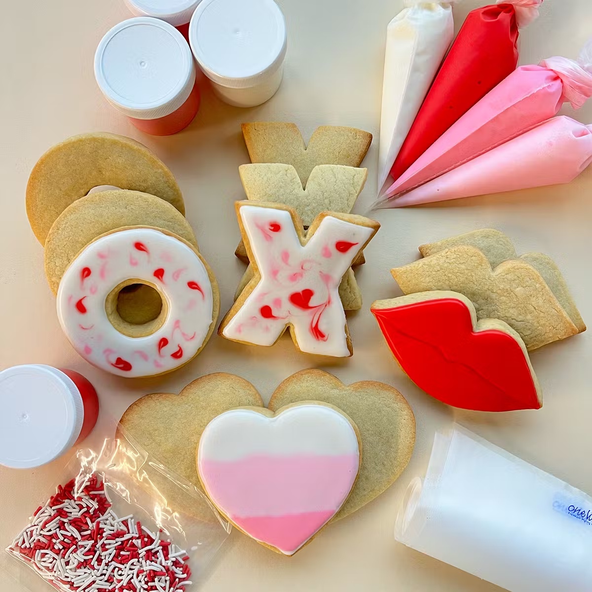 Valentine's Day Cookie Decorating Kit