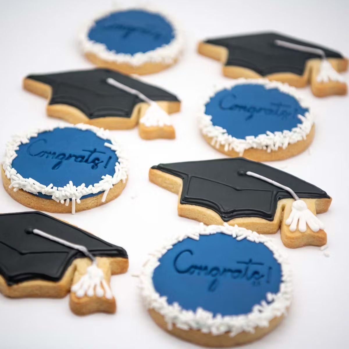 Graduation Sugar Cookie Assortment - 8 Pack