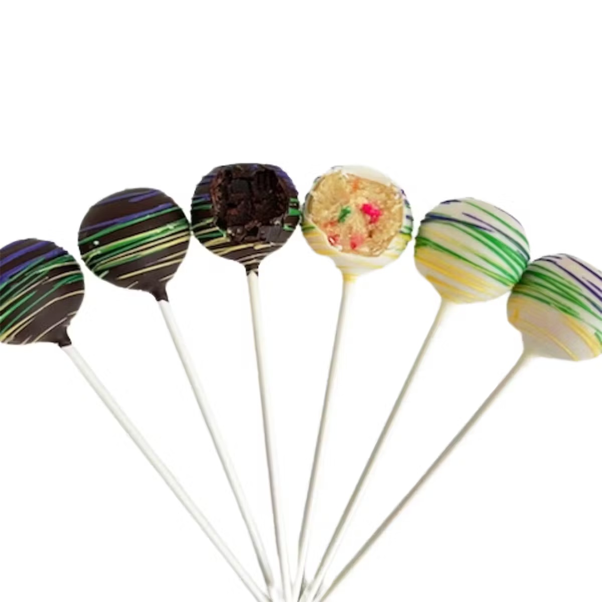 Mardi Gras Cake Pops