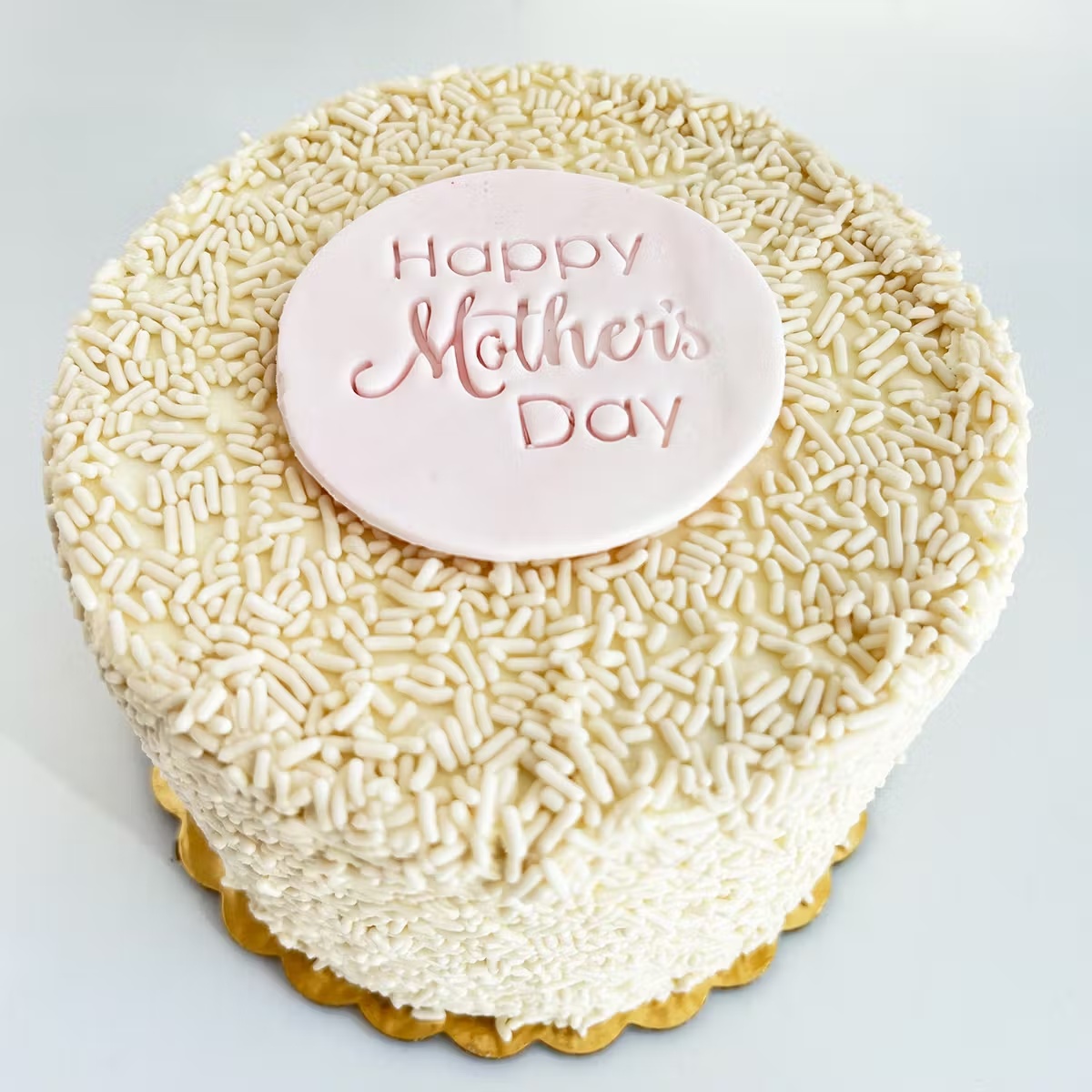 Mother's Day Vanilla Layer Cake