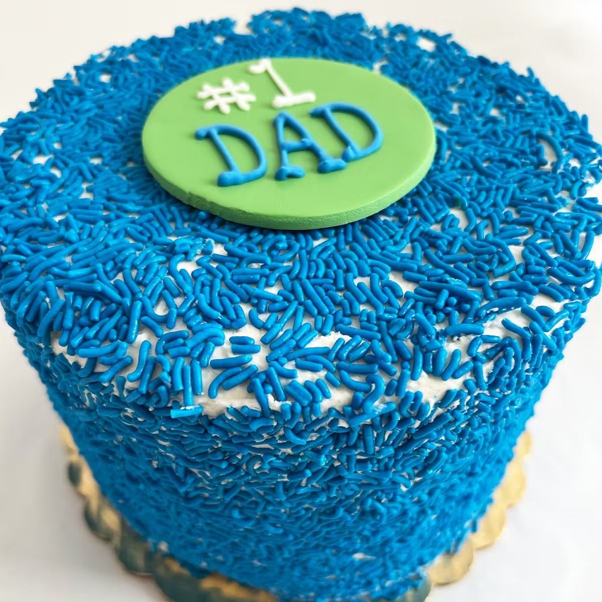 Father's Day Vanilla Layer Cake