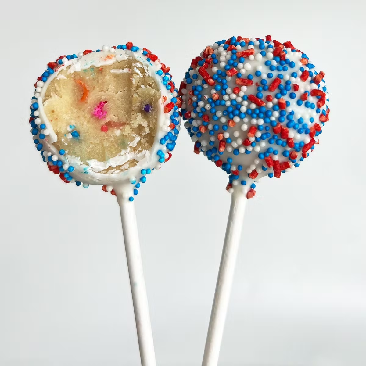 Funfetti Fireworks Cake Pops