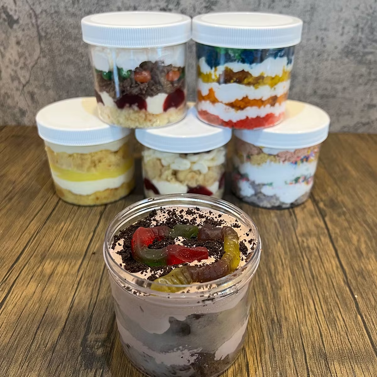Cake "Jars of Junk" - 6 Pack