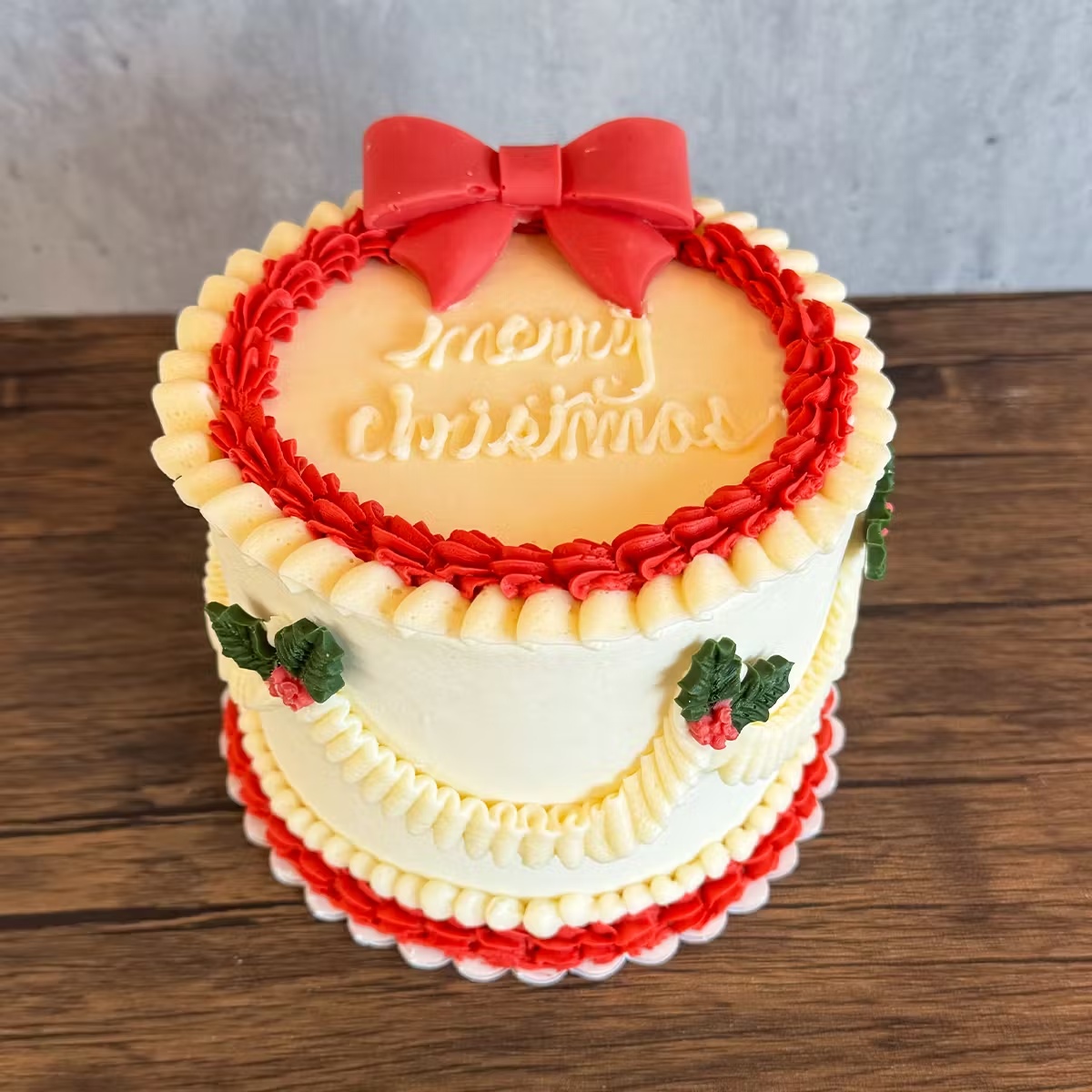 "Vintage Christmas" Biscoff Cookie Cake