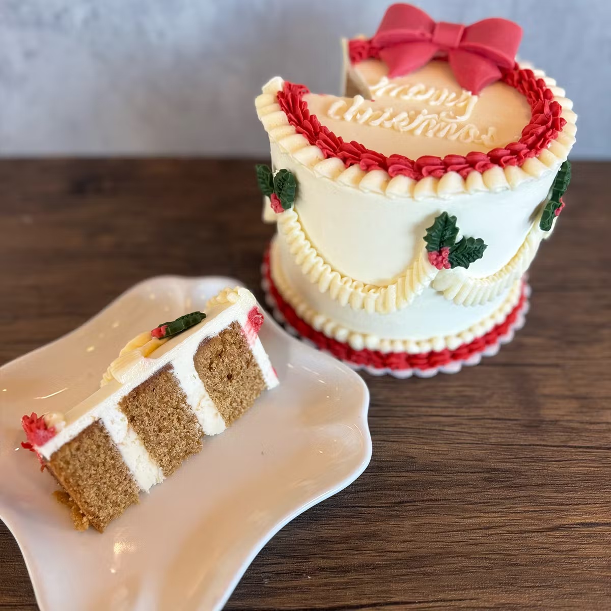 "Vintage Christmas" Biscoff Cookie Cake