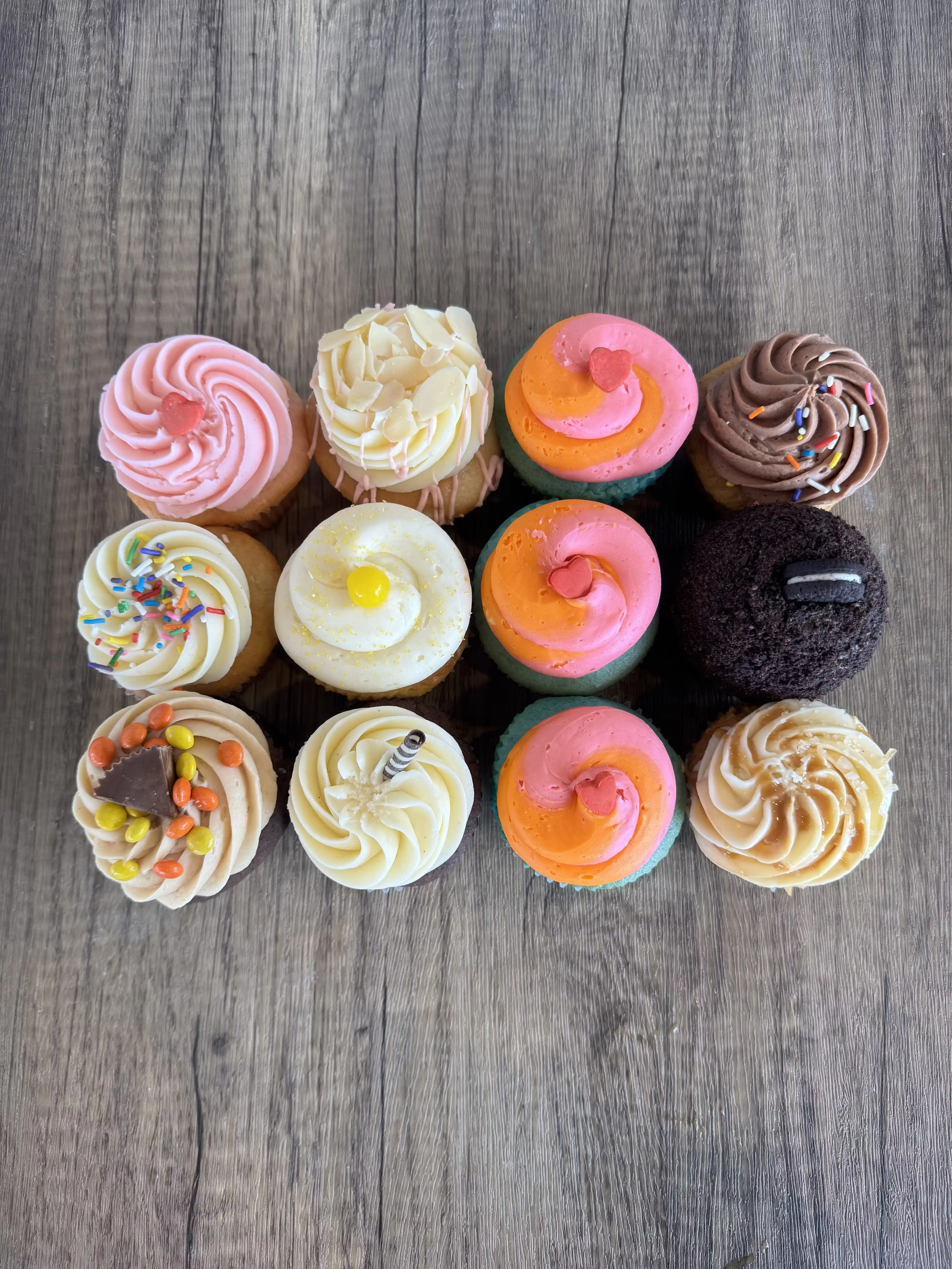 "Say You'll Remember Me" Assorted Cupcake Dozen