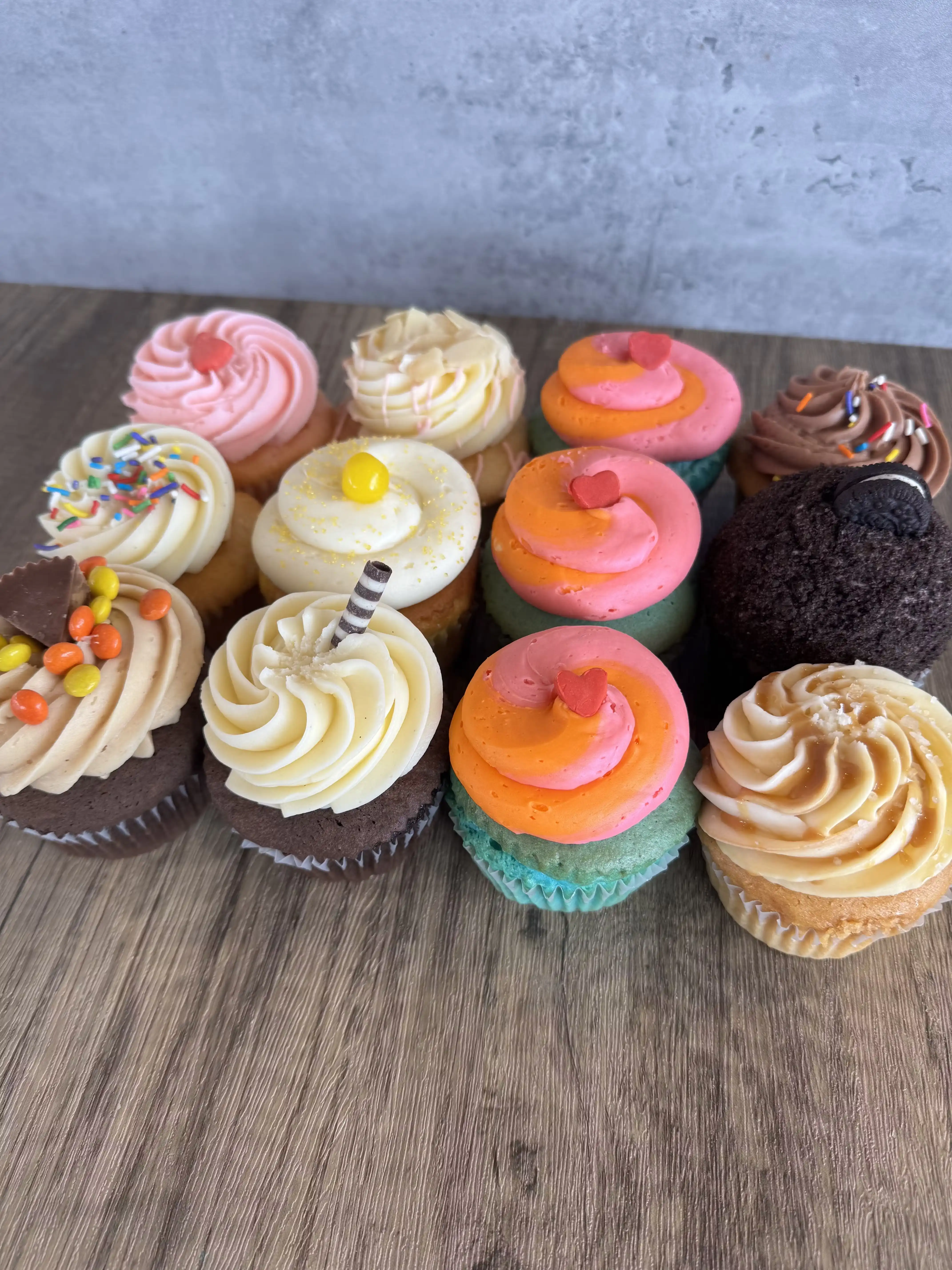 "Say You'll Remember Me" Assorted Cupcake Dozen
