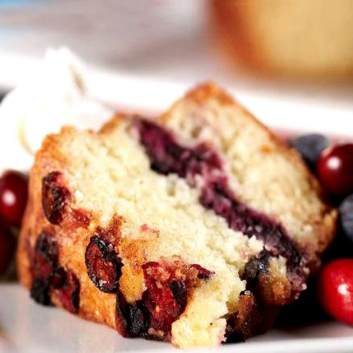 Red, White and Blue Patriot Coffee Cake