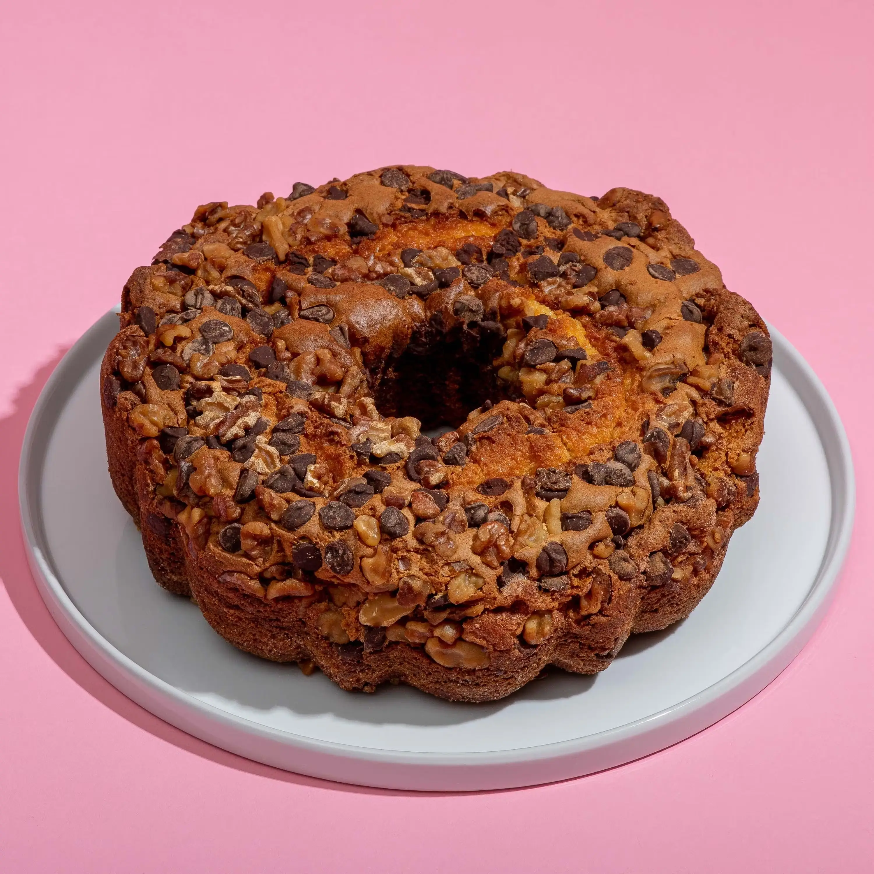Chocolate Chip Walnut Coffee Cake