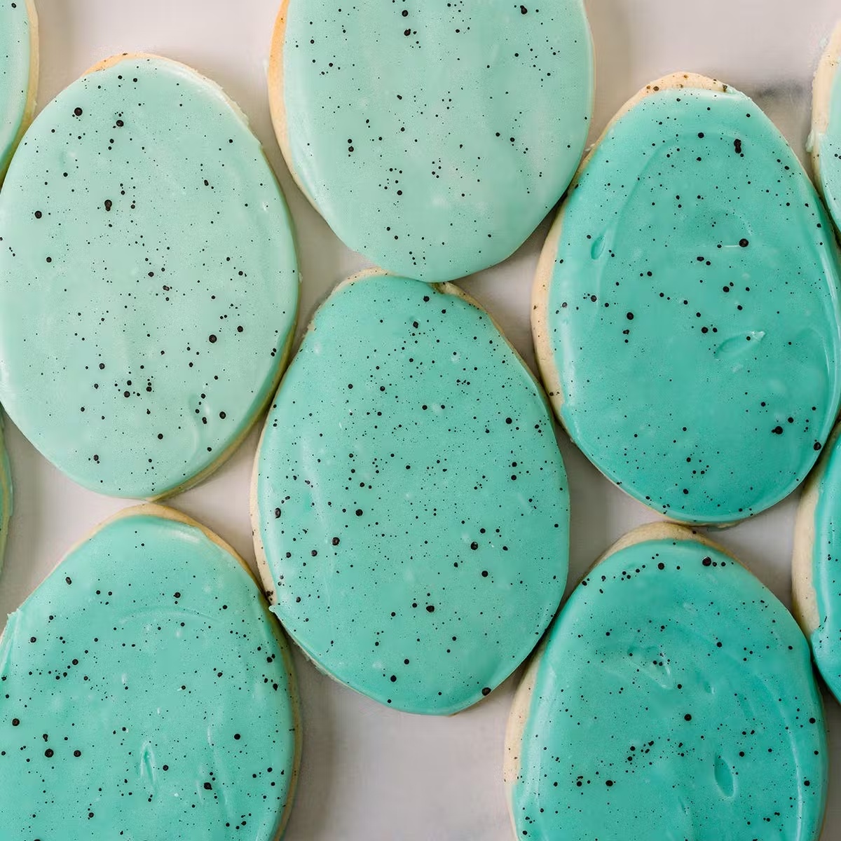 Easter Speckled Egg Cookies