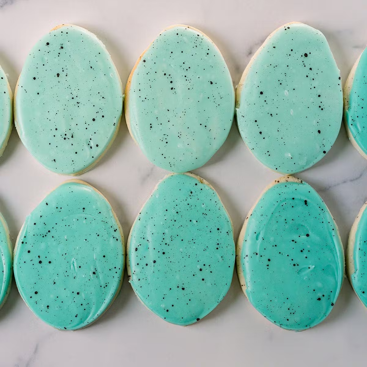 Easter Speckled Egg Cookies