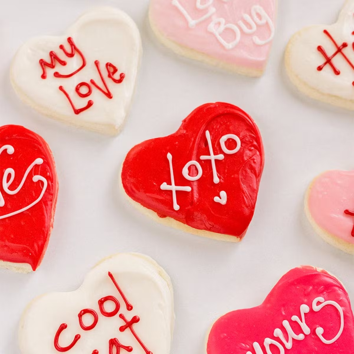 Conversation Heart Sugar Cookies