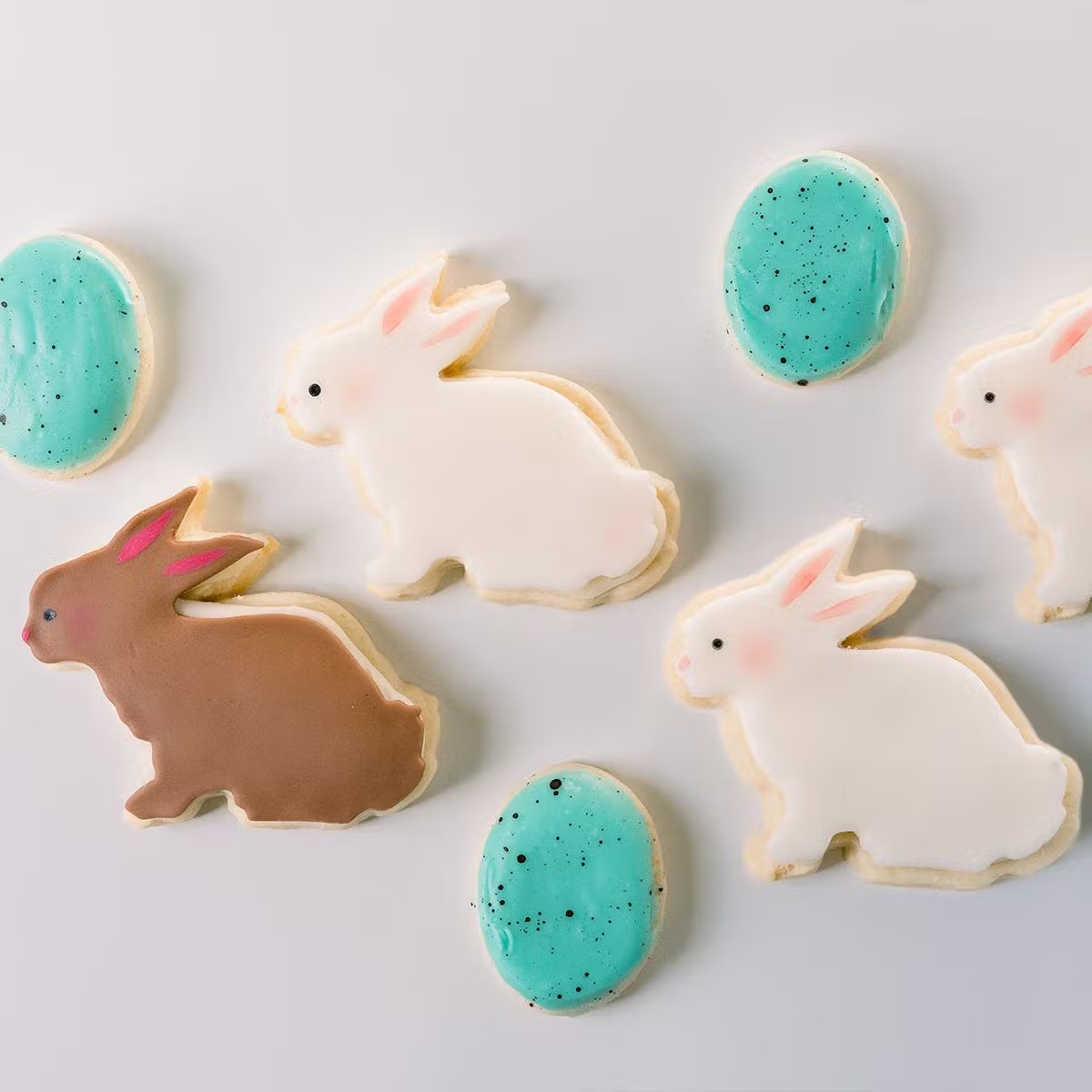 Easter Sugar Cookies + Speckled Eggs - 8 Pack