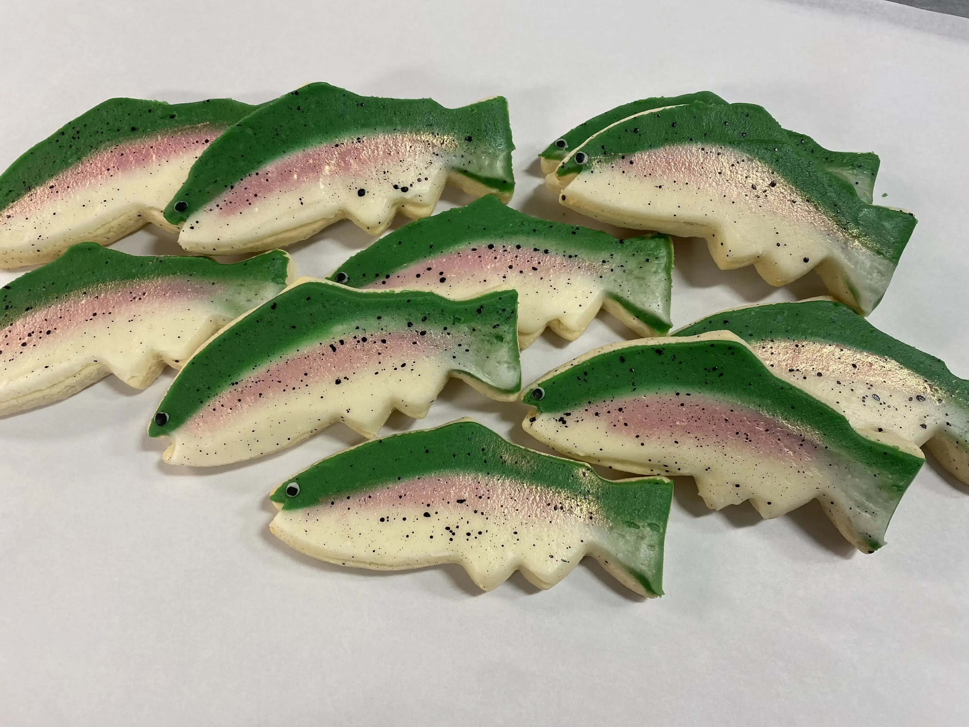 Father's Day Trout Sugar Cookies