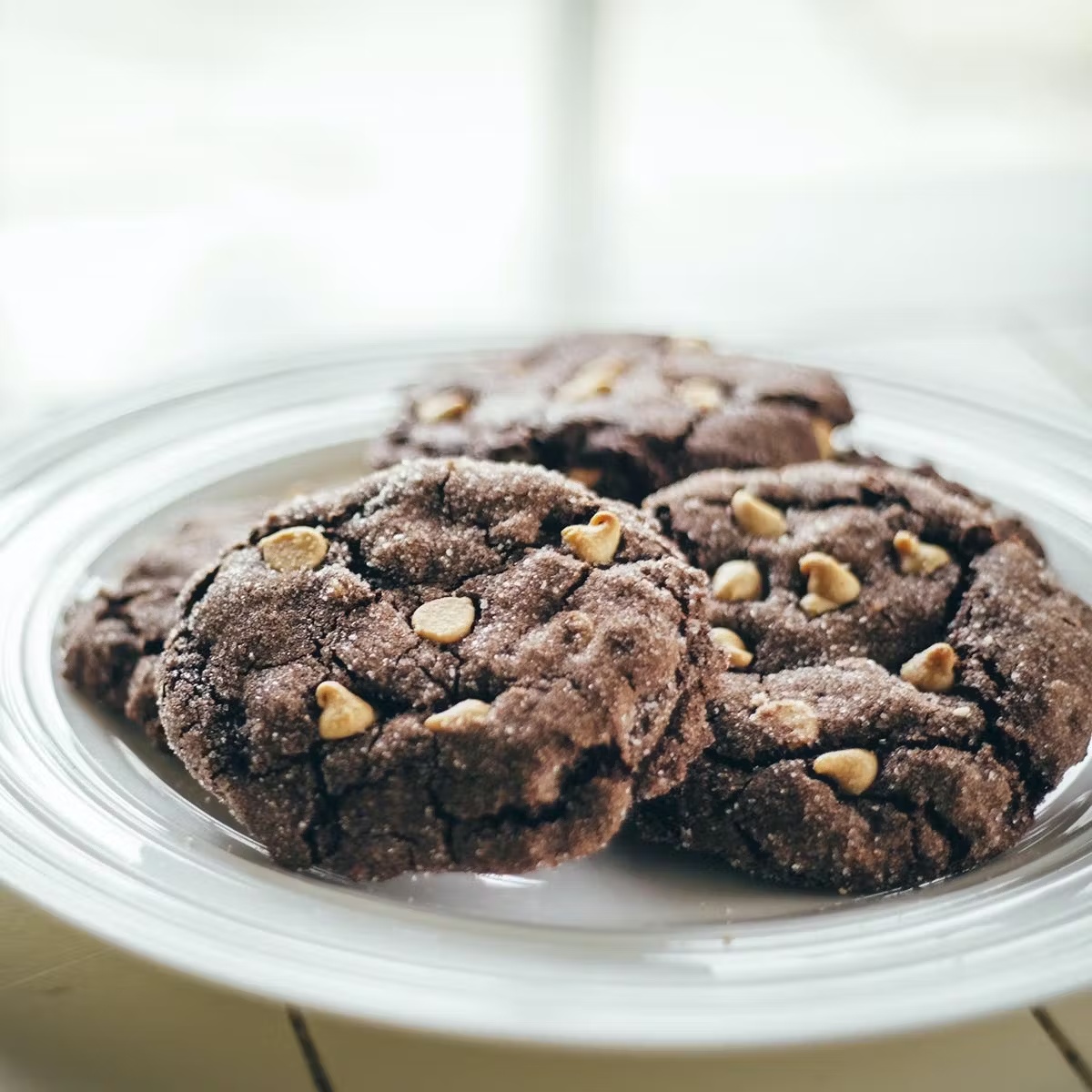 Chocolate Peanut Butter Porter Cookies