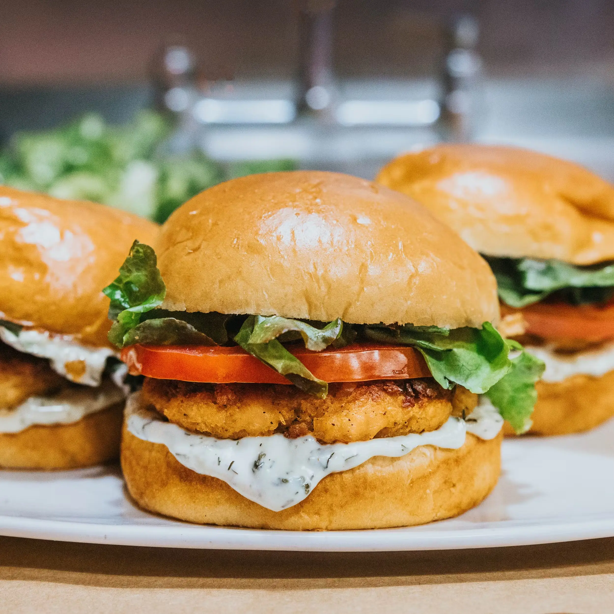 Salmon Burgers - Wild, USA, 4 Pack