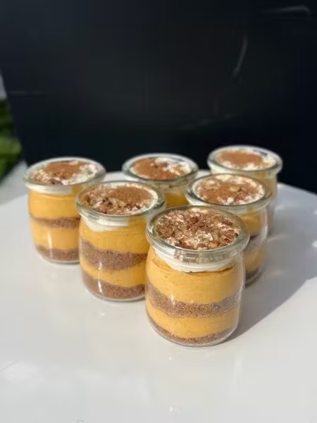 Pumpkin Cheesecake Jars