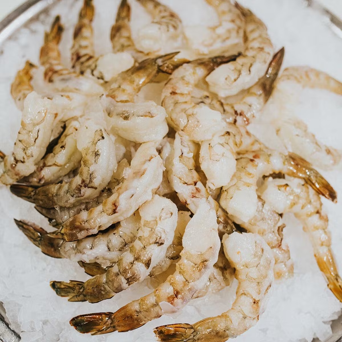 Peeled & Deveined White Shrimp - Wild, USA, 1 lb