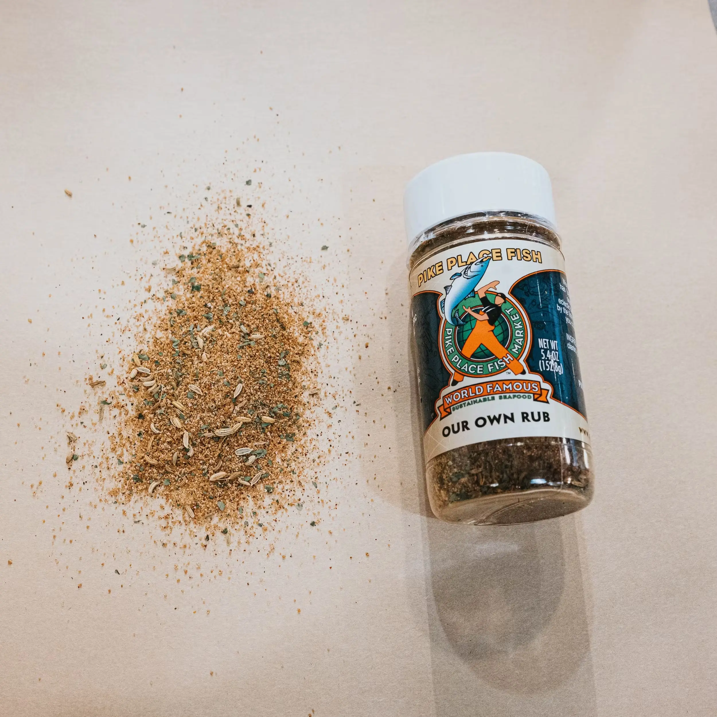 Our Own Rub - All Natural, Pike Place Fish Market, 4oz