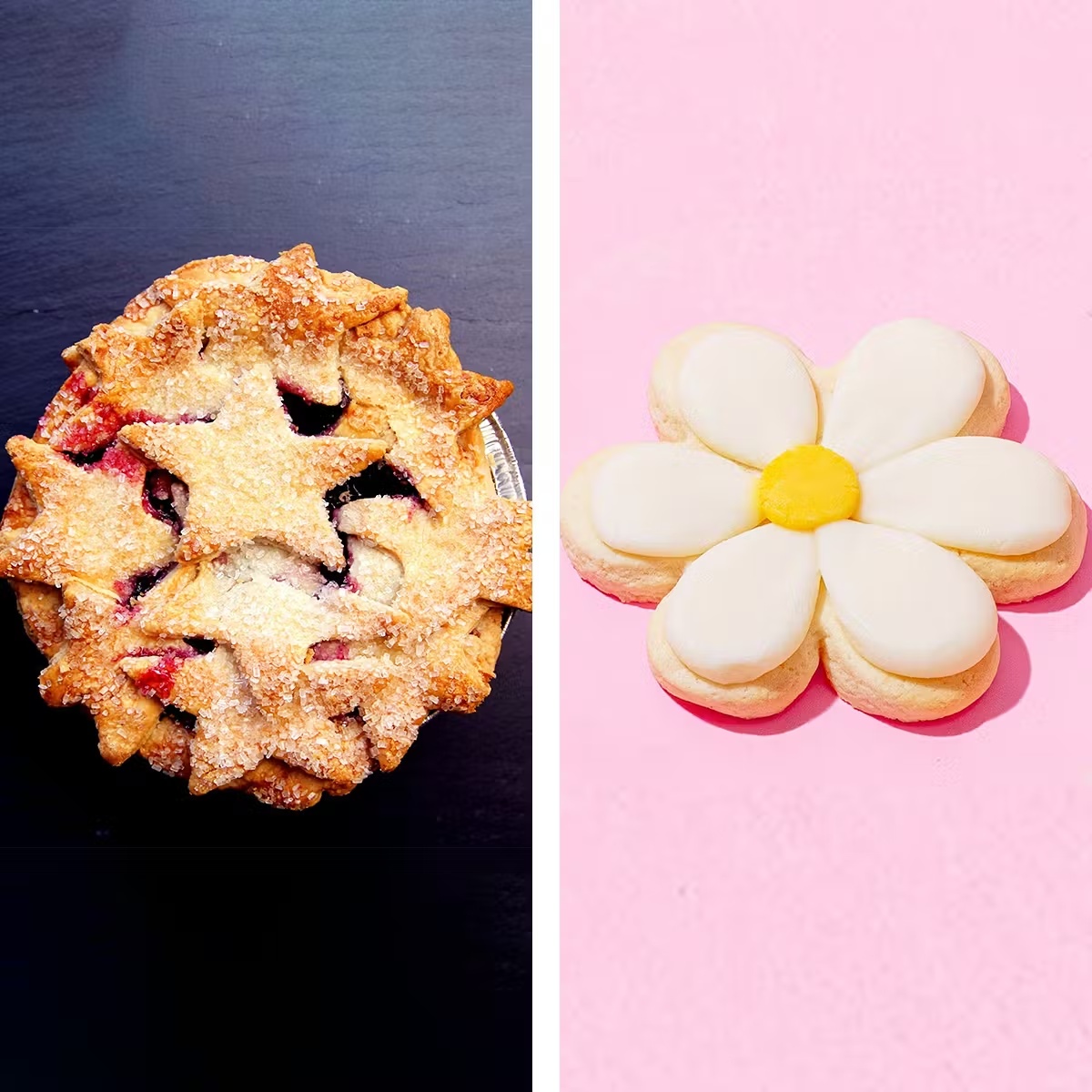 Subscription: Starry Triple Berry Mini Pies + Daisy Sugar Cookies