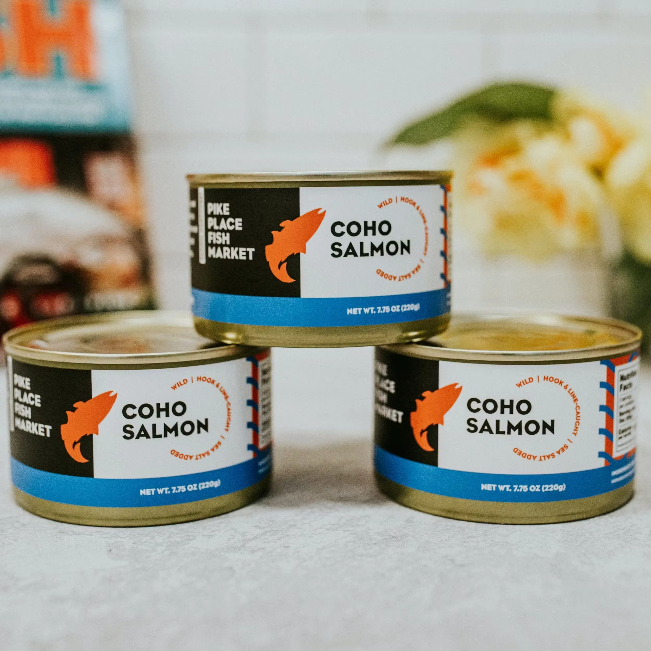 Wild Pacific Coho Salmon, Canned, 7.75 oz