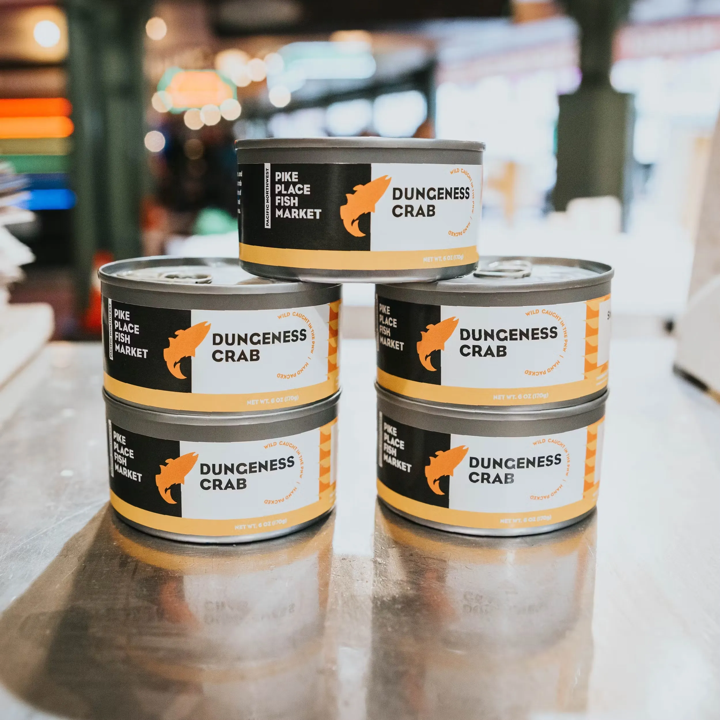 Dungeness Crab Meat - Tinned, Wild, Ready To Eat, 6 oz.