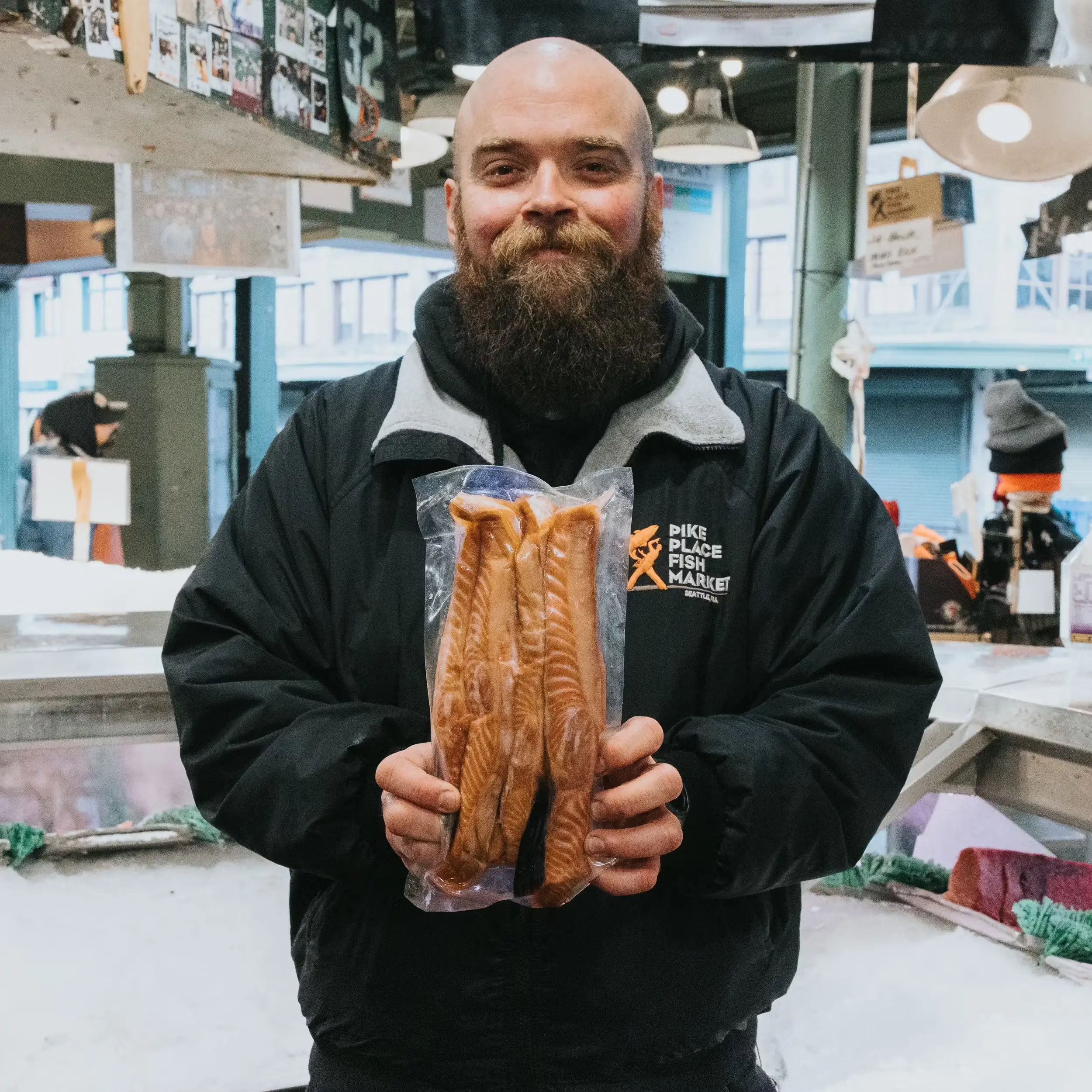 Smoked King Salmon Bellies - Alaska, Wild, 1lb