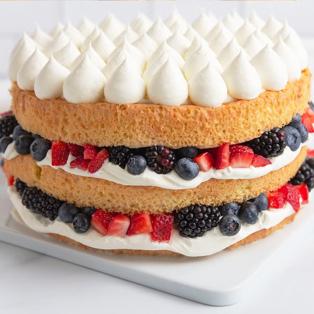 MilkâN Berries® Tres Leches Cake