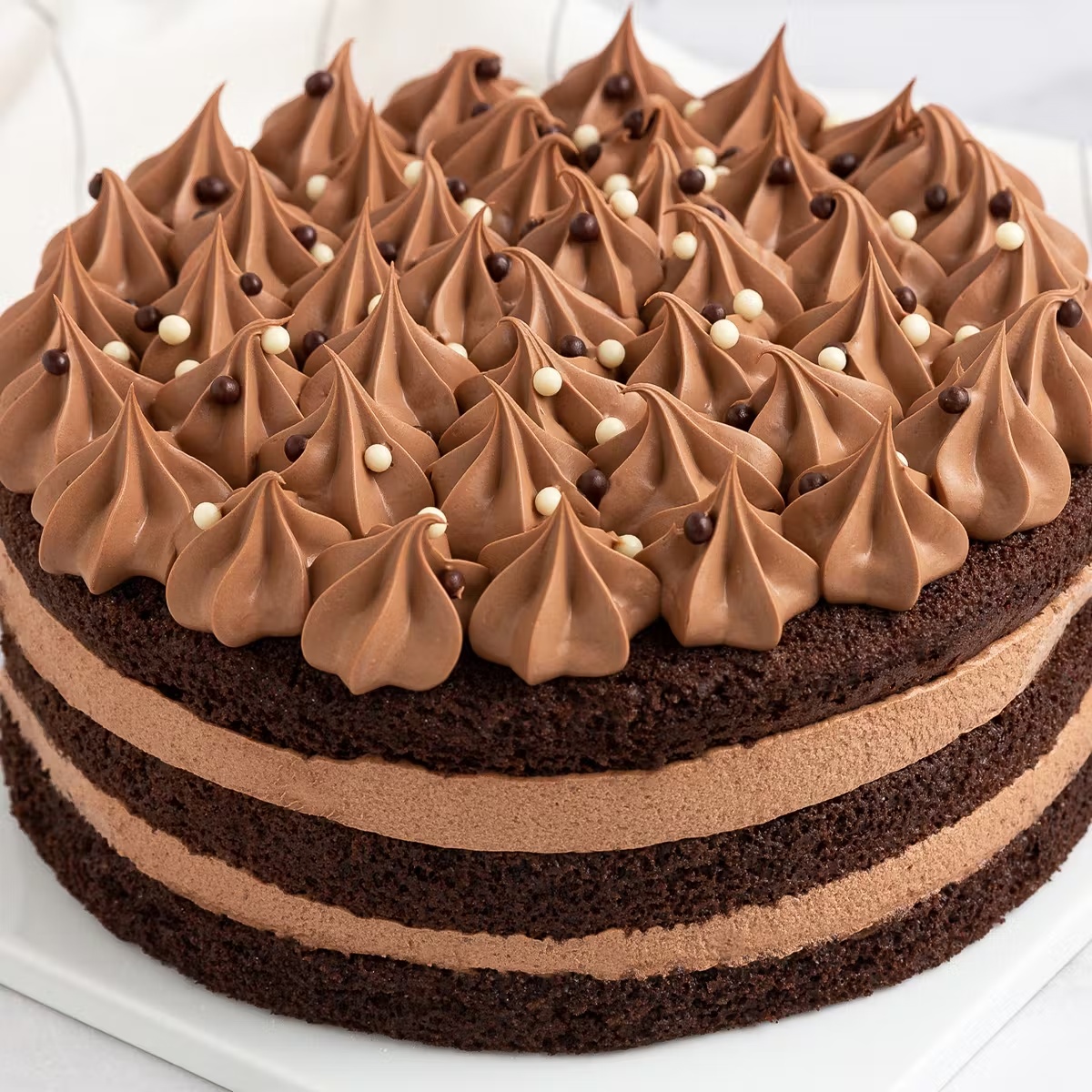 Parisian Chocolate Mousse Cake